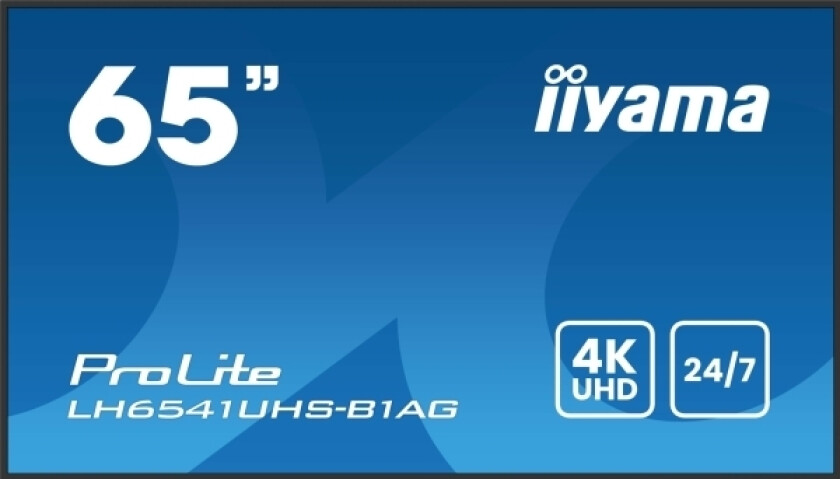 Lh6541uhs-B1ag Signage Display 163.8 Cm (64.5&Quot ) Lcd 500 Cd/M² 4K Ultra Hd Black 24/7