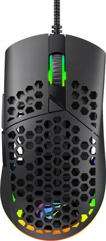 Ms1036 Rgb Kablet Spillmus (Svart)