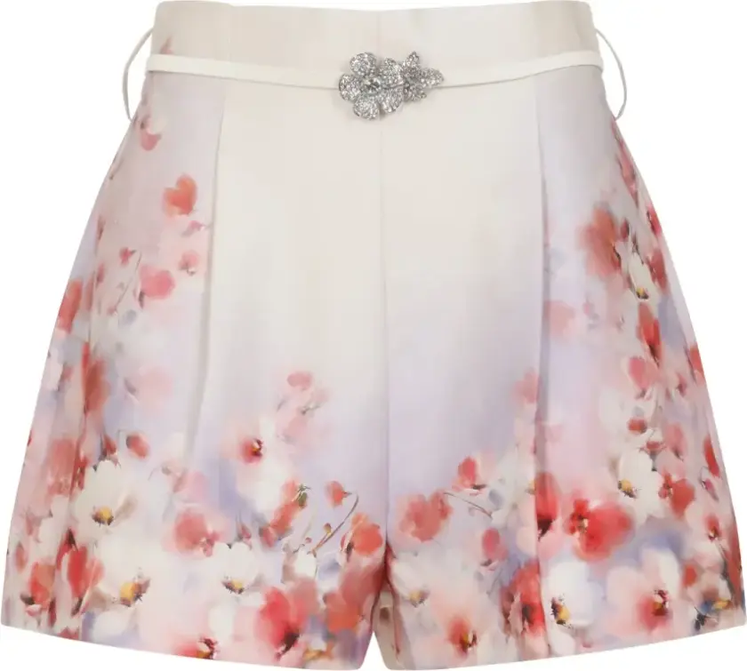 Dame, Shorts, Flerfarget, S