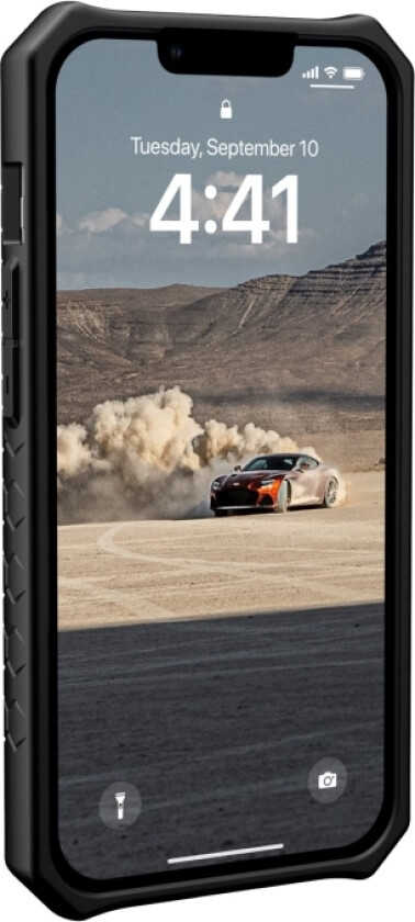 Uag Rugged Monarch Case For Iphone 14 Kevlar Black - Baksidedeksel For Mobiltelefon - Robust - Legeringsmetall, Tpu-Ramme, Polykarbonat Skjærplate