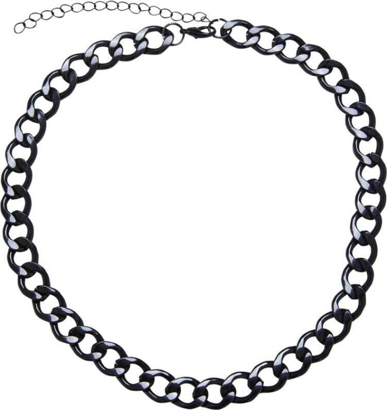 Halskjede - Big Chain Necklace - Damer - svart