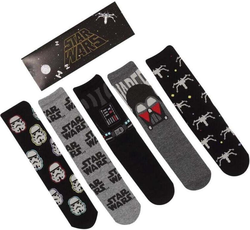 Disney Sokker - Dark Side - S-M til L-XL - Unisex - flerfarget