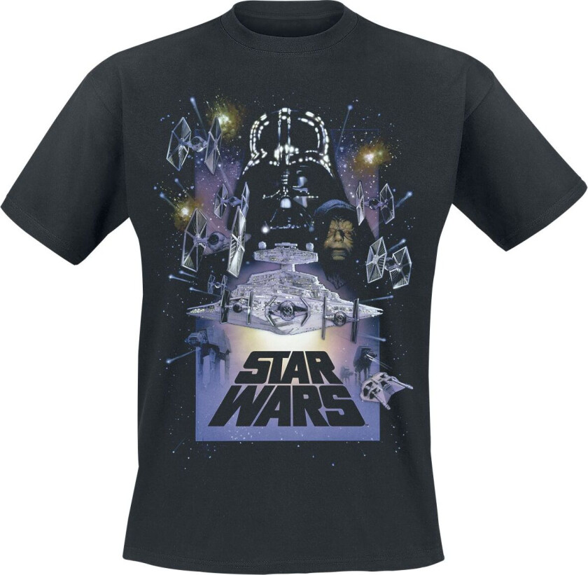 Disney T-skjorte - The Empire Strikes Back - S til 5XL - Herrer - svart