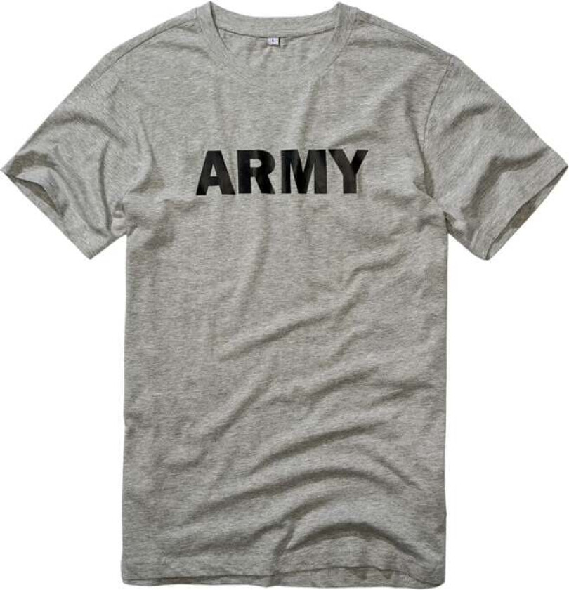 T-skjorte - T-skjorte Army - S til 5XL - Herrer - gråmelert