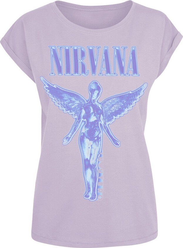 T-skjorte - Purple Angel - S til XXL - Damer - lilla