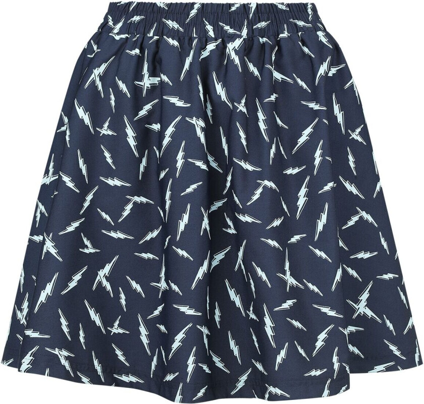 Kort skjørt - Lightning Skirt - S til XXL - Damer - blå