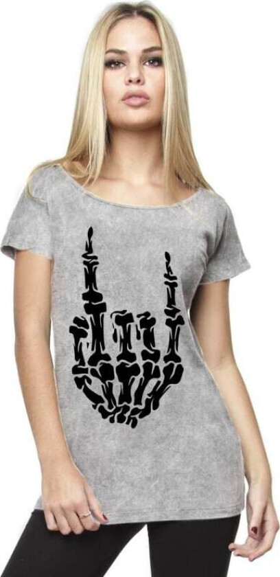 T-skjorte - S til XXL - Damer - grå