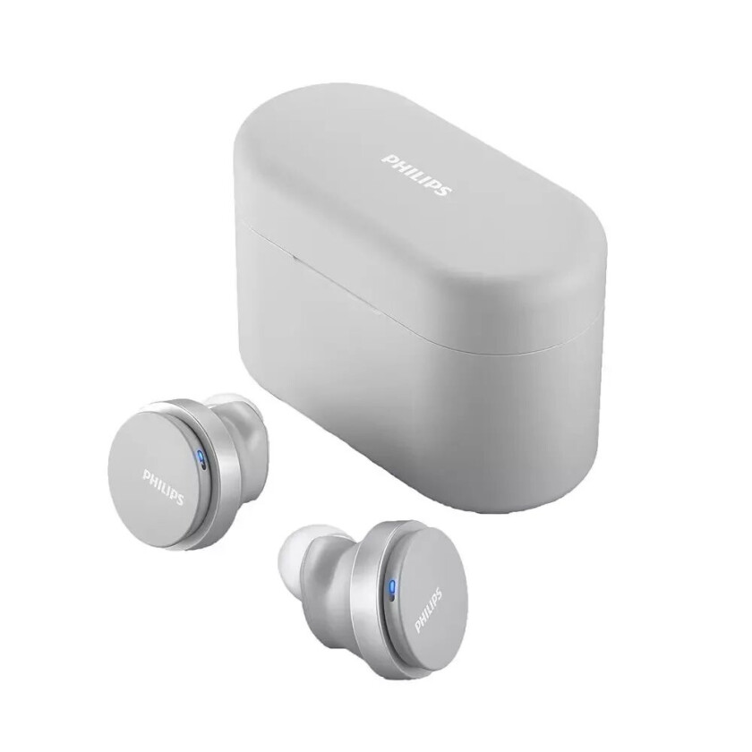 Series 8000 True Wireless Headset In-Ear m. Noise Canceling Pro & Trådløs Qi-lading - Grå