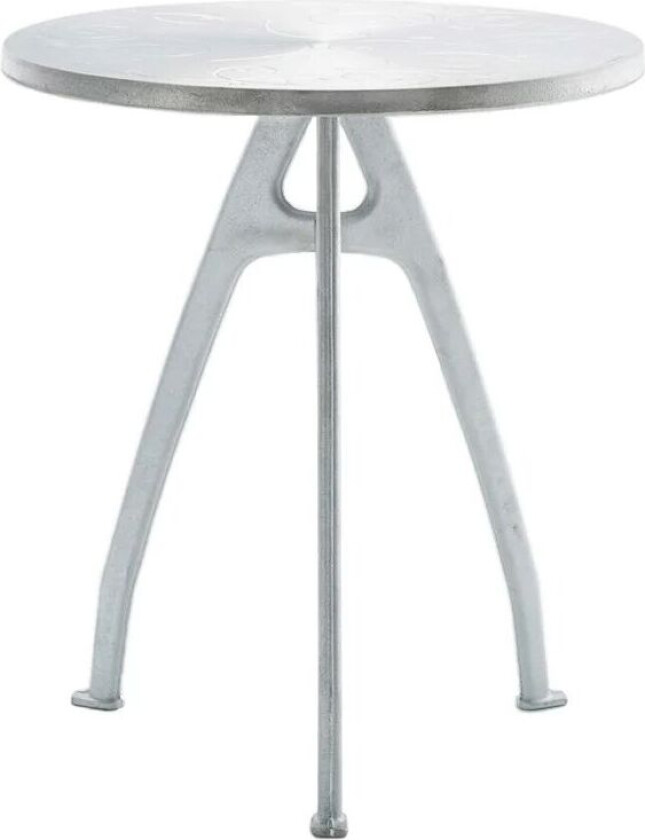 Odd kafébord Aluminium, rått aluminiumstativ, sløyfe