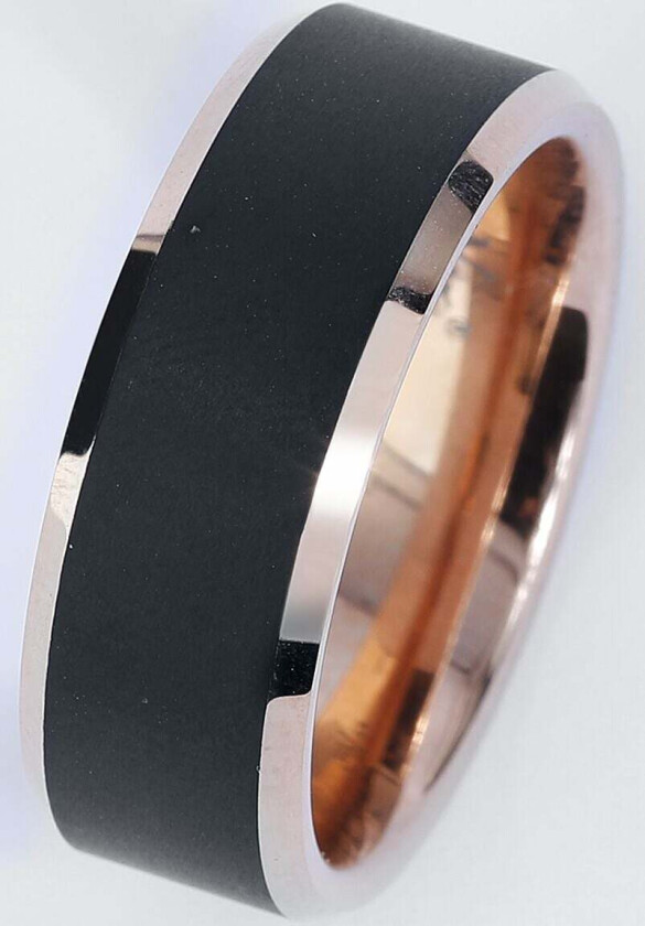 Ring - Golden Edge - Unisex - svart-gull