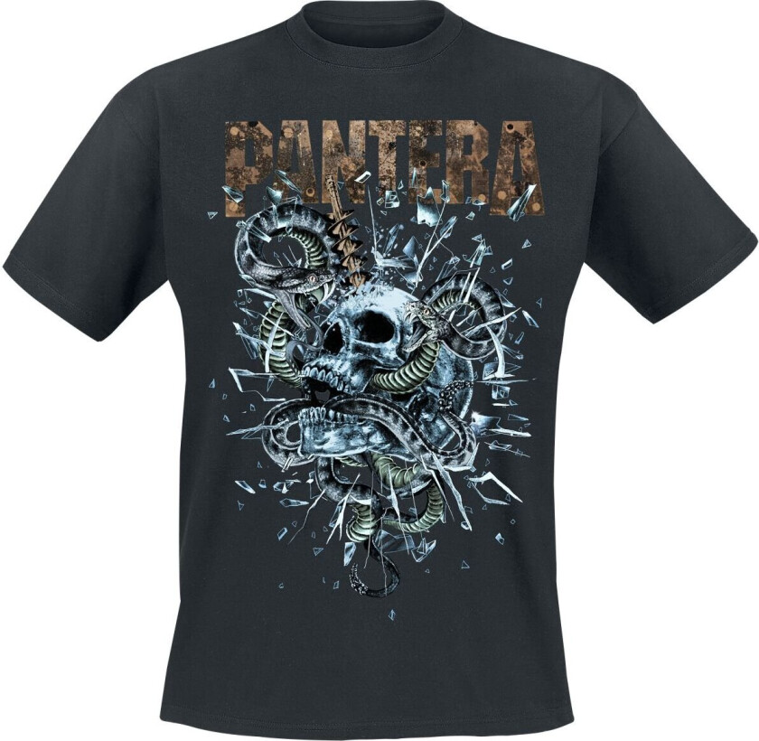 T-skjorte - Skull & Snakes - M til 3XL - Herrer - svart