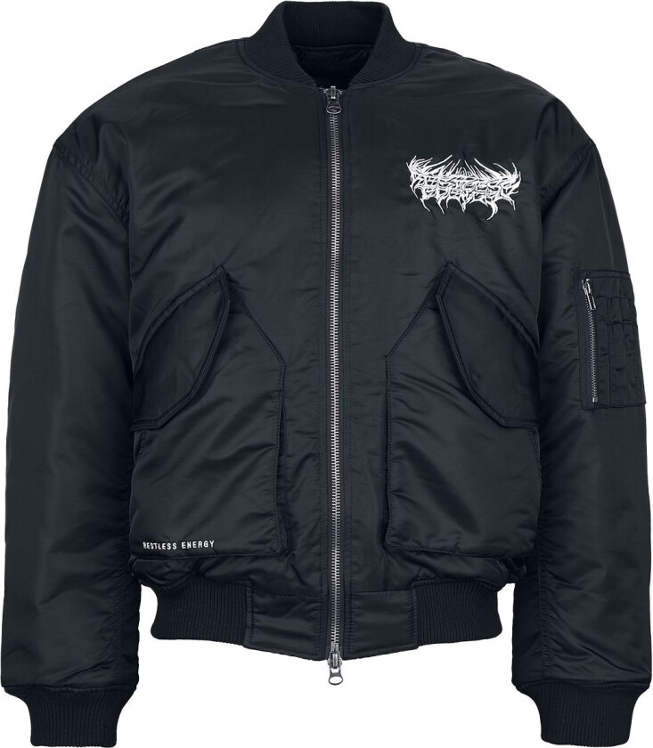 Bomber jakke - Restless Energy Bomber Jacket - S til XXL - Herrer - svart