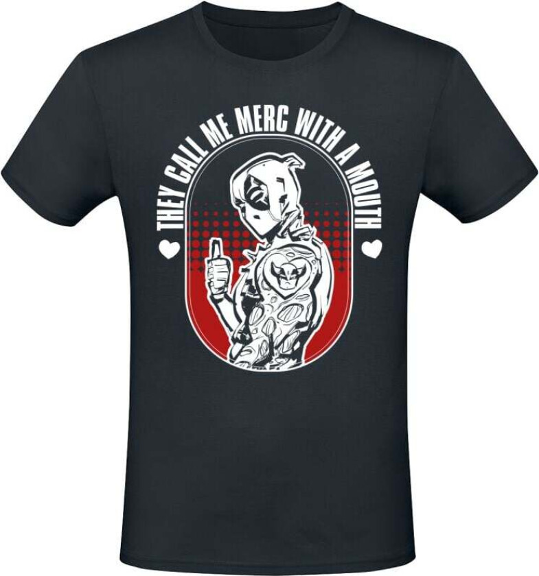 T-skjorte - 3 - Merc With A Mouth - S til XL - Herrer - svart