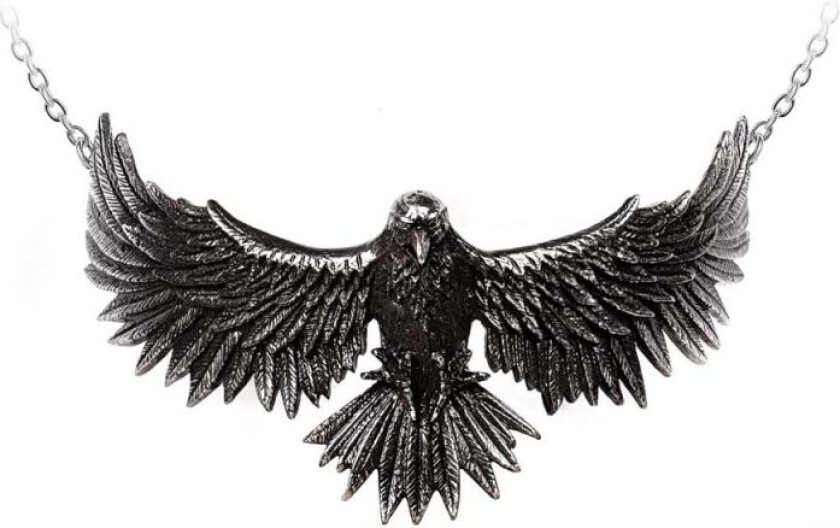 Goth Halskjede - Curse of Coronis Pendant - Damer - svart-sølv