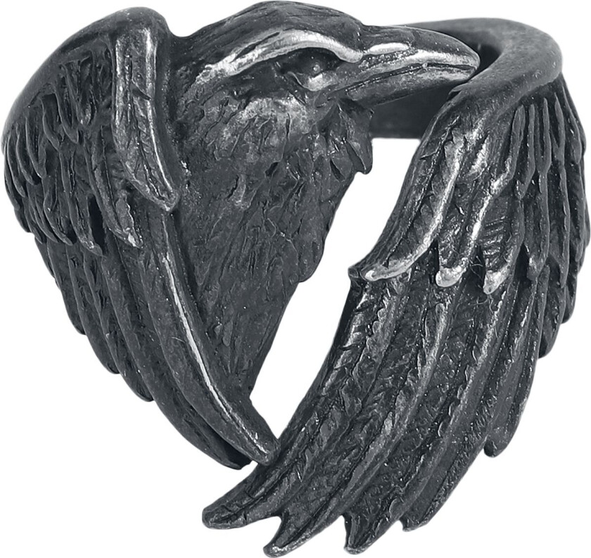 Goth Ring - Made of the Night Ring - Damer - svart