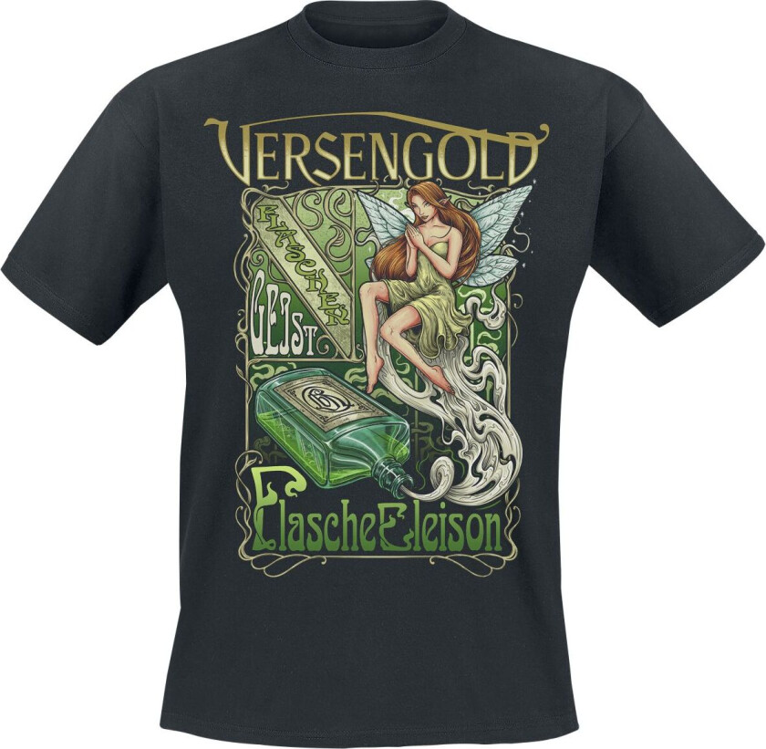 T-skjorte - Flaschengeist - S til 3XL - Herrer - svart