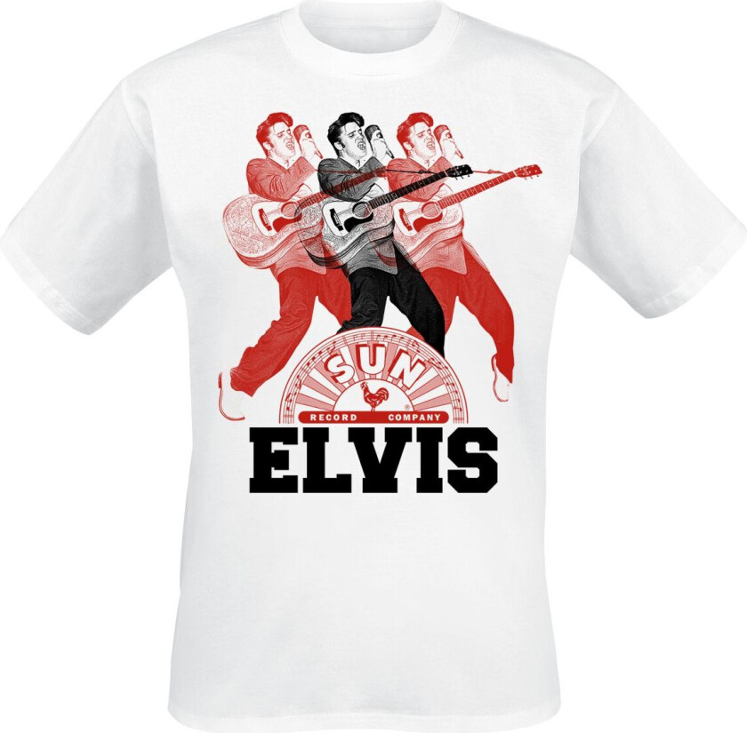 T-skjorte - Live Repeat - S til 3XL - Herrer - hvit