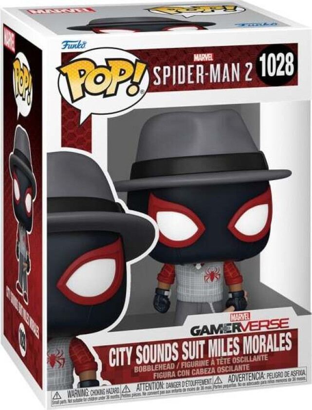 2 - City Sounds Suit Miles Morales Vinyl Figur 1028 - Funko Pop! - Funko Shop Europe