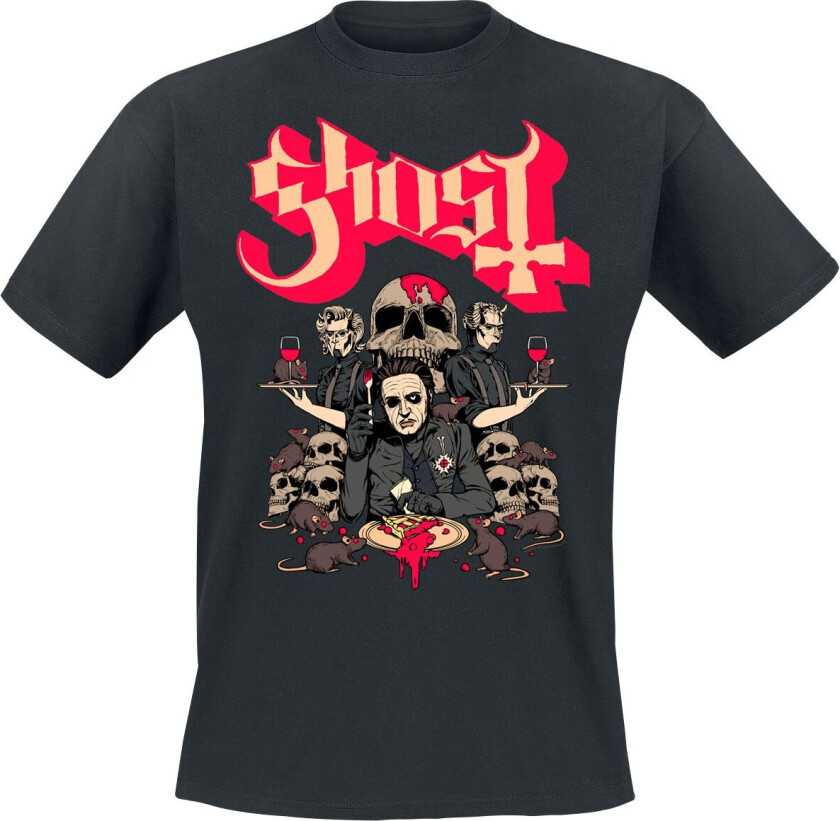 T-skjorte - Amuse Bouche - S til 4XL - Herrer - svart