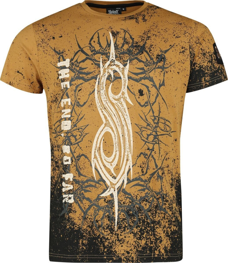 T-skjorte - EMP Signature Collection - S til XXL - Herrer - brun-svart