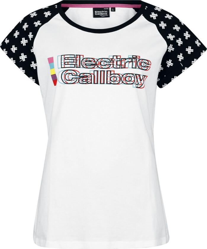 T-skjorte - EMP Signature Collection - S til XXL - Damer - hvit-svart