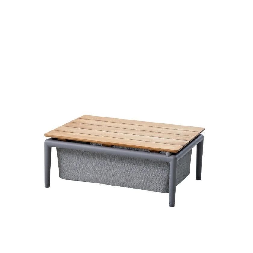 Bilde av Conic sofabord Light grey, teak