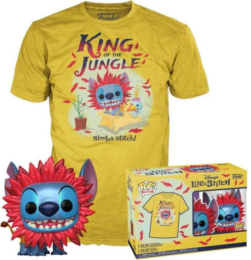 Stitch as Simba - POP! & T-skjorte - Funko Pop! - Funko Shop Europe