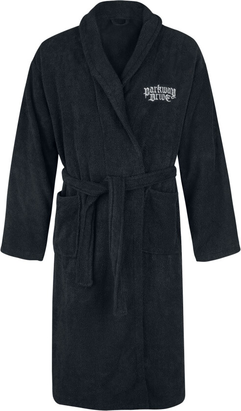 Badekåpe - Logo - XXL-3XL - Unisex - svart