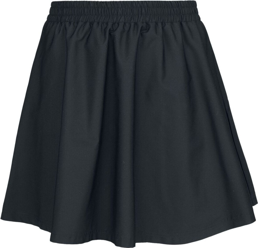 Kort skjørt - A-Line Skirt - S til XXL - Damer - svart