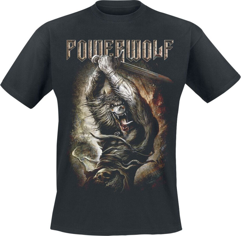 T-skjorte - Wolves Of War - S til 5XL - Herrer - svart