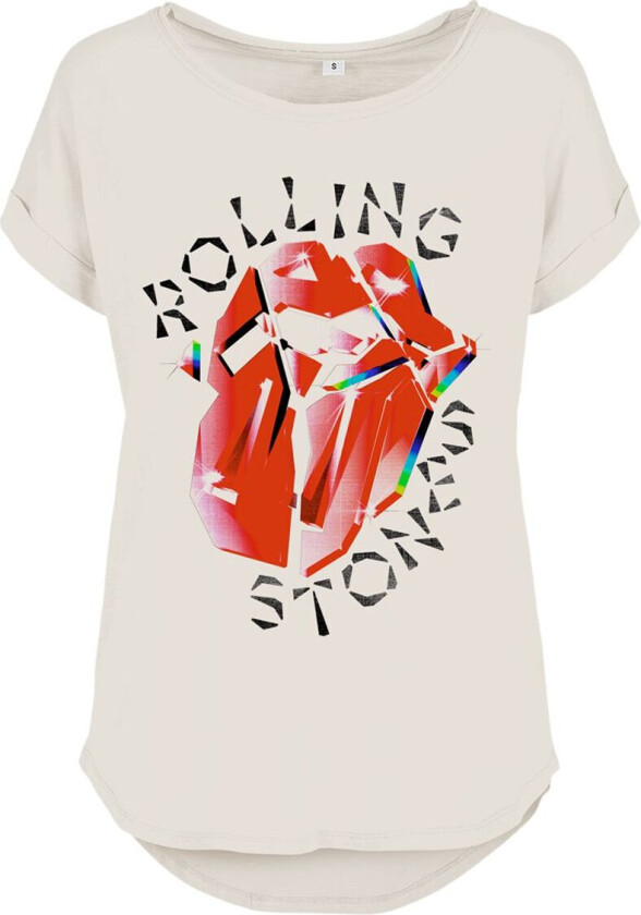 T-skjorte - Hackney Diamonds Prism Tongue - M til 5XL - Damer - hvit