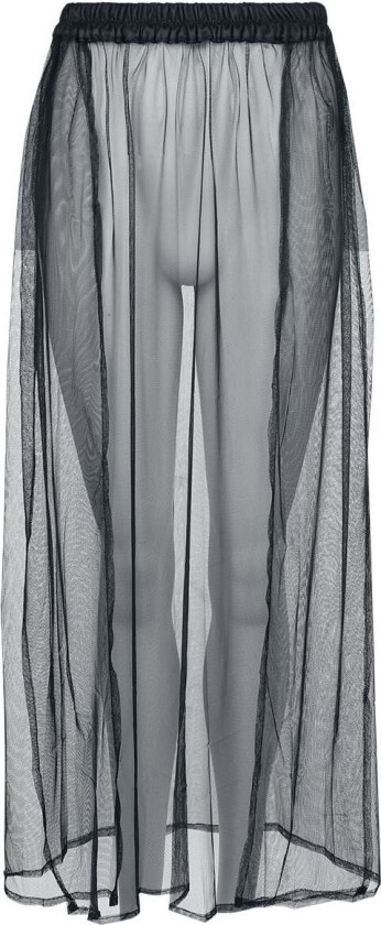Goth kort skjørt - Sheer Skjørt - S til XXL - Damer - svart