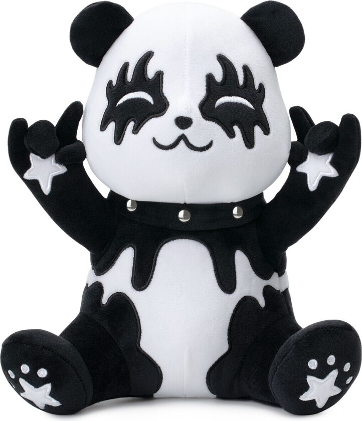 Fun Kosedyr - Tin the metal panda - Unisex - hvit-svart