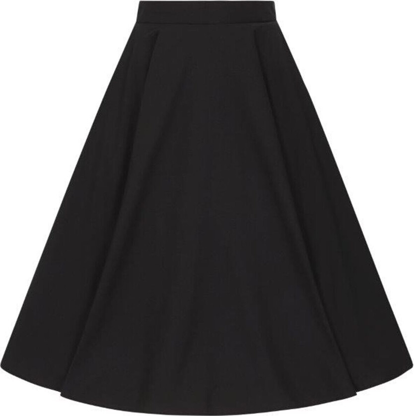 Hell Bunny Middellangt skjørt - Hell Bunny 1950s Skjørt - XS til XL - Damer - svart