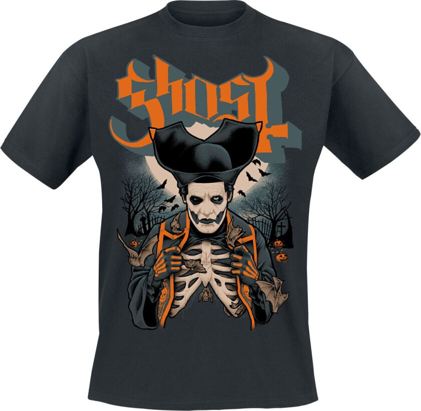 T-skjorte - Ribs & Bats - S til 4XL - Herrer - svart