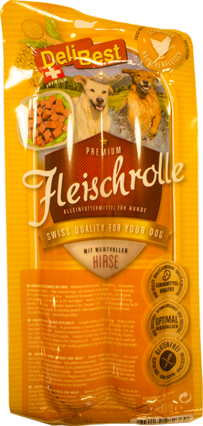 Pølse for sensitive Hunder Kylling 2 x 400 g