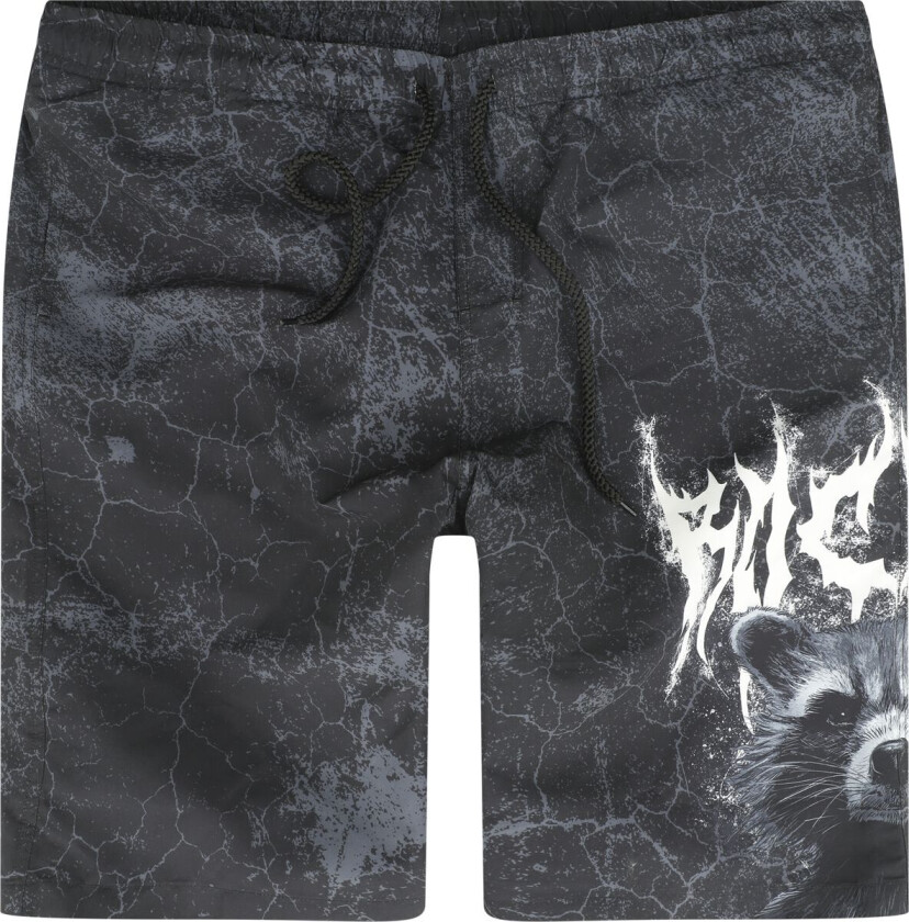 Disney Badeshorts - Rocket - S til XXL - Herrer - svart