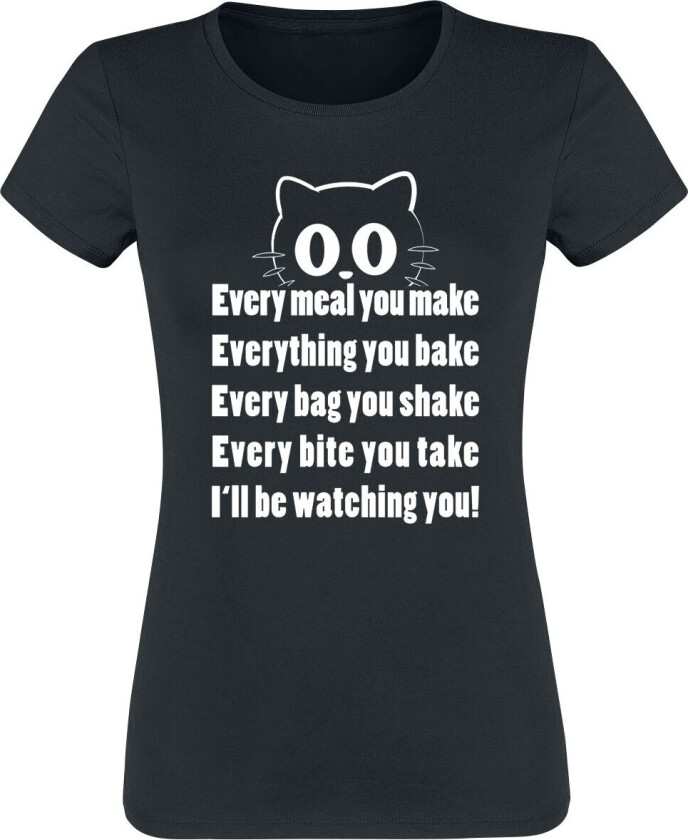 Fun T-skjorte - Every meal you make - S til XXL - Damer - svart