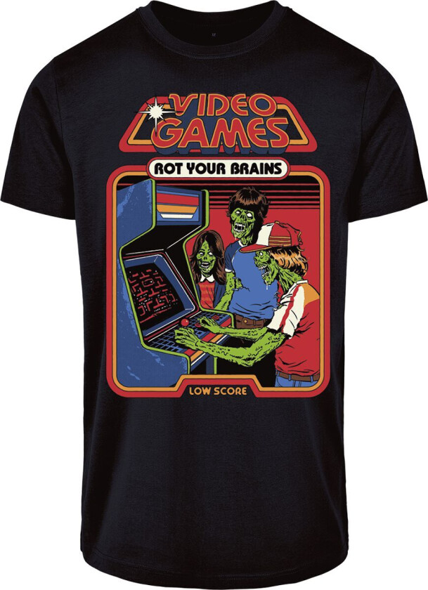 Fun T-skjorte - Video Games - M til XXL - Herrer - svart