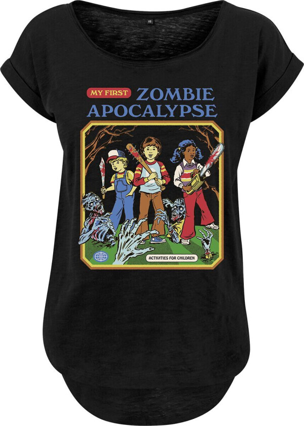 Fun T-skjorte - My First Zombie Apocalypse - S til 5XL - Damer - svart