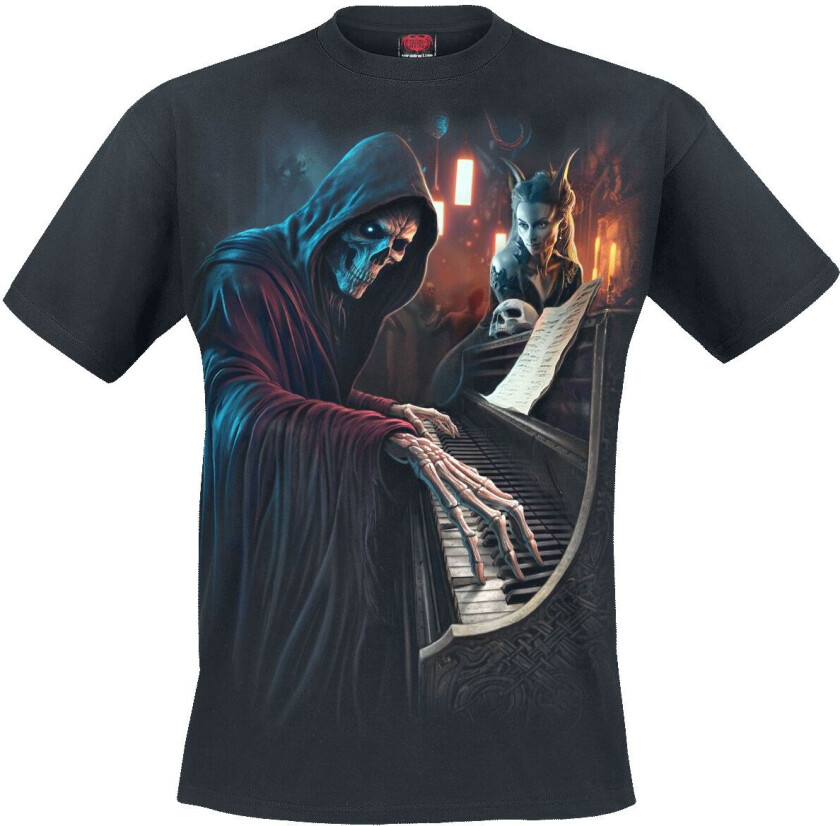 T-skjorte - Midnight Blues - S til 4XL - Herrer - svart