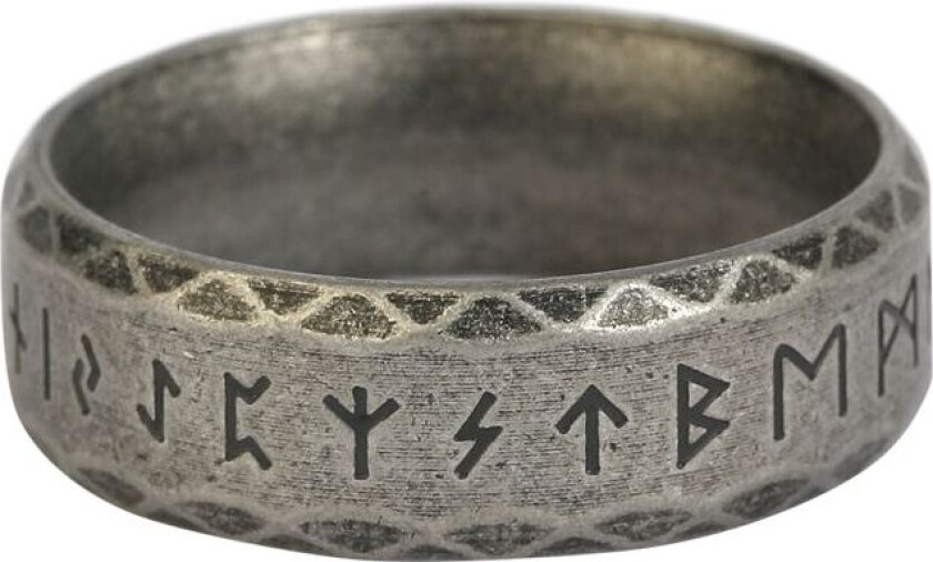 Ring - Runes - Unisex - sølvfarget