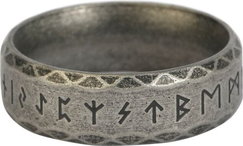 Ring - Runes - Unisex - sølvfarget