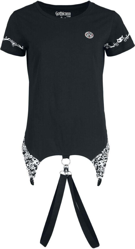 Goth T-skjorte - Gothicana X Emily the Strange t-skjorte - S til XXL - Damer - svart