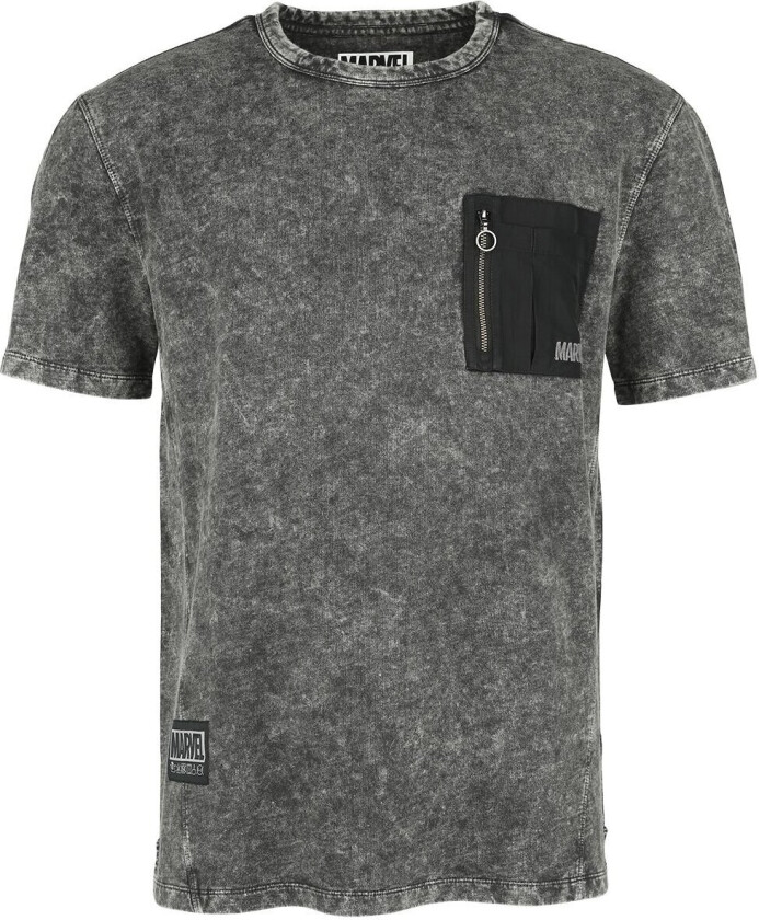 Disney T-skjorte - Logo - S til XXL - Herrer - mørkegrå