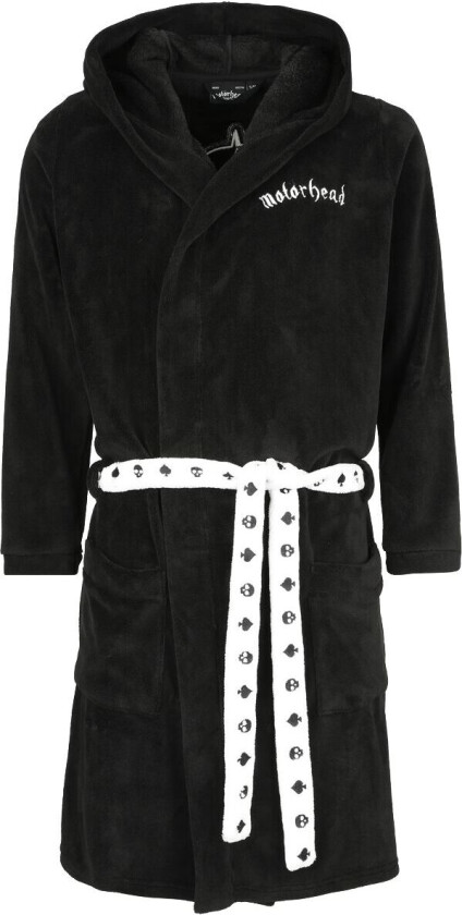 Badekåpe - EMP Signature Collection - S-M - Unisex - svart-hvit