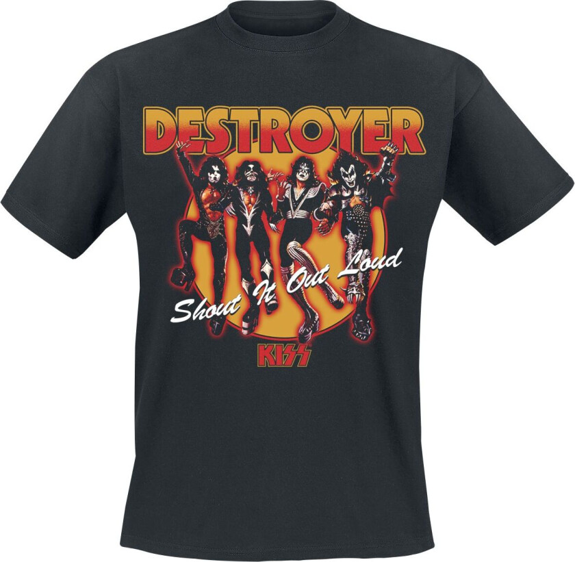 T-skjorte - Destroyer - S til 3XL - Herrer - svart