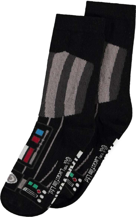Disney Sokker - Darth Vader - Chest - EU39-42 til EU 43-46 - Unisex - flerfarget