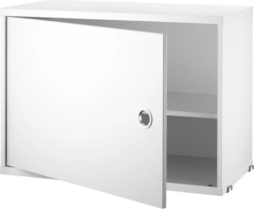 Skap med dør Hvit