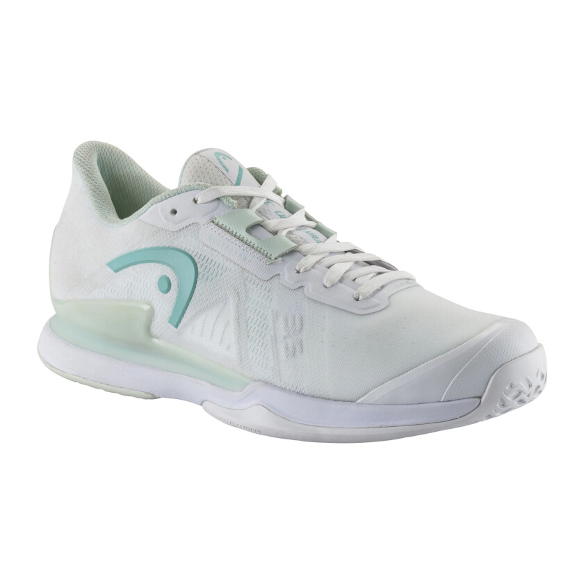 Head Sprint Pro 3.5 Allcourt, padelsko, tennissko, dame White/Aqua